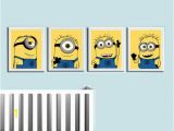 Minion Wall Mural Despicable Me Minions Nursery Art Prints Kids Wall Art