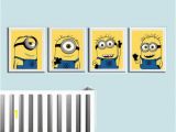 Minion Wall Mural Despicable Me Minions Nursery Art Prints Kids Wall Art