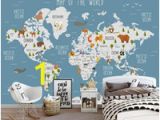 Minion Wall Mural Uk Custom Wallpaper Cartoon World Map Tv Background Wall Living Room Bedroom Children Room Background 3d Wallpaper Murals