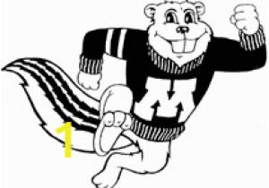 Minnesota Gophers Coloring Pages Funny Gopher Drawing
