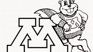 Minnesota Gophers Coloring Pages U Of M Coloring Pages