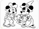 Minnie and Mickey Halloween Coloring Pages Coloring Page Of Mickey Mouse Taking some Halloween Candy