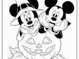 Minnie and Mickey Halloween Coloring Pages Disney Minnie & Mickey Halloween Coloring Pages