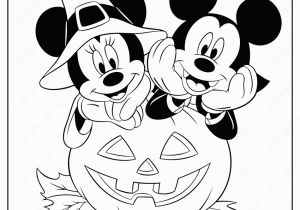 Minnie and Mickey Halloween Coloring Pages Disney Minnie & Mickey Halloween Coloring Pages