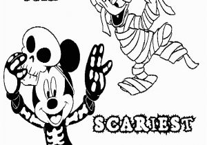 Minnie and Mickey Halloween Coloring Pages Mickey and Minnie Disney Halloween Coloring Page Mickey