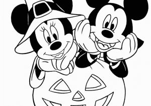 Minnie and Mickey Halloween Coloring Pages Minnie and Mickey Halloween Coloring Pages