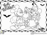 Minnie and Mickey Halloween Coloring Pages November 2013
