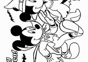 Minnie and Mickey Halloween Coloring Pages the Mickey and Minnie Mouse Disney Halloween Coloring