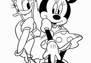 Minnie Mouse and Daisy Duck Coloring Pages Mickey Mouse & Friends Coloring Pages 8