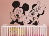 Minnie Mouse Murals Baby Nursery Cute Mouse Wall Sticker Family Love Animal Wall Decal