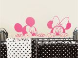 Minnie Mouse Murals Cartoon Wall Stickers Kids Bedroom Art Decor Cute Mickey Minnie