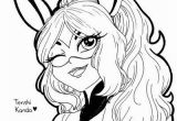 Miraculous Ladybug Rena Rouge Coloring Pages Rena Rouge the Fox Superhero From Miraculous Ladybug and