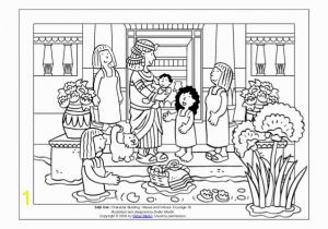 Miriam and Baby Moses Coloring Page Coloring Page Young People In the Bible Miriam and Baby