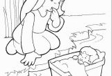 Miriam and Baby Moses Coloring Page Moses Coloring Pages Coloring Pages …