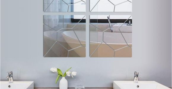 Mirror Murals Walls New Diy 3d Acrylic Mirror Decal Mural Wall Sticker Home Decor