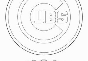 Mlb Team Logos Coloring Pages Chicago Cubs Logo Coloring Page