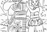 Moana Coloring Pages Printable Tui and Sina From Moana Coloring Page Moana