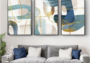 Modern Abstract Wall Murals Gold Abstract Painting Acrylic Paintings On Canvas Huge Size