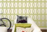 Modern Wall Mural Stencils Love to Do This On My Family Room Wall but In Blue Love