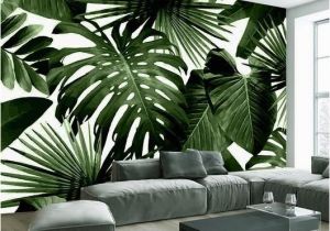 Modern Wall Mural Stencils Nature Inspired Tropical Feelings Wallpaper Beautiful