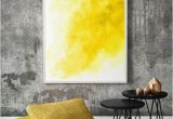 Modern Wall Murals Designs Off Yellow Watercolor Wall Art Modern Wall by