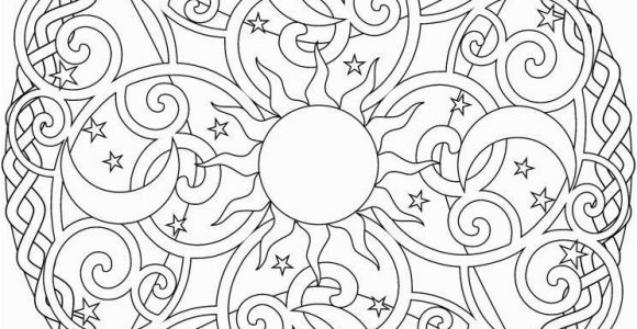 Monday Mandala Coloring Pages Detailed Coloring Pages for Adults