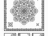 Monday Mandala Coloring Pages Framed Mandala Coloring Page for Adults Children Ok too and
