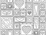 Mondrian Coloring Page Hearts Coloring Page 33 Doodle Art Pinterest