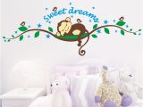 Monkey Murals for Nursery Monkey forest Diy Art Vinyl Quote Wall Sticker Bedroom Decal Mural