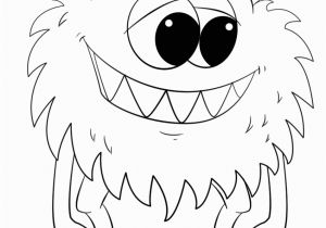 Monster Coloring Pages to Print Coloring Pages Cute Cartoon Monster Coloring Page Free