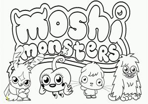 Monster Coloring Pages to Print Free Moshi Monsters Coloring Pages to Print Download Free