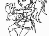 Monster High Christmas Coloring Pages Kids N Fun