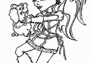 Monster High Christmas Coloring Pages Kids N Fun