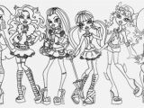 Monster High Color Pages Best Easy Monster High Coloring Pages