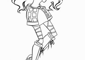 Monster High Coloring Pages Robecca Steam Monster High Robecca Coloring Pages