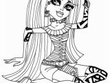 Monster High Printable Coloring Pages Monster High Cleo Coloring Page