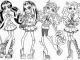 Monster High Printable Coloring Pages Monster High Coloring Pages Girls Printable Coloring Drawing for