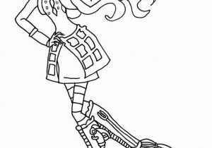 Monster High Robecca Steam Coloring Pages Robecca Steam Monster High Coloring Page