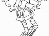 Monster High Robecca Steam Coloring Pages Robecca Steam Monster High Coloring Page