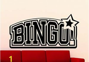 Monster High Wall Mural Bingo Logo Wall Decal Bingo Emblem Casino Lottery Fice