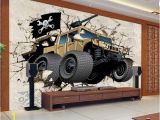 Monster High Wall Mural Großhandel Benutzerdefinierte Tapete Tapete 3d Cartoon Military Vehicles Fototapete Kinderschlafzimmer Wohnzimmer Tv Kulisse Tapeten Von Fumei66