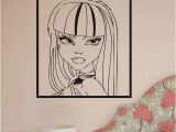 Monster High Wall Mural Us $4 93 Off Cartoon Movie Monster High Wall Stickers Monster High Draculaura Girls Wall Art Vinyl Decal Sticker Mural Free Shipping K2050 In