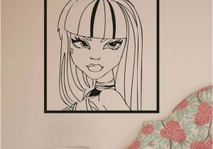 Monster High Wall Mural Us $4 93 Off Cartoon Movie Monster High Wall Stickers Monster High Draculaura Girls Wall Art Vinyl Decal Sticker Mural Free Shipping K2050 In