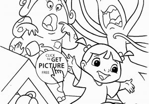 Monster Inc Coloring Pages to Print Monster Inc Coloring Pages for Kids Printable Free