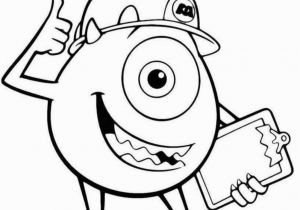 Monster Inc Coloring Pages to Print Monsters Inc Coloring Pages Mike at Getdrawings