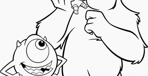 Monster Inc Coloring Pages to Print Monsters Inc Coloring Pages