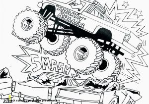 Monster Jam Coloring Pages Printables Truck Coloring Pages for Preschoolers 36 New Monster Trucks