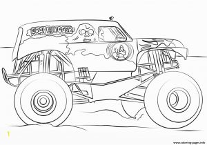 Monster Jam son Uva Digger Coloring Pages Grave Digger Monster Truck Bigfoot Coloring Pages Printable