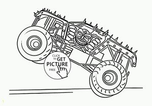 Monster Truck Coloring Pages Printable Free Monster Truck Max D Coloring Page for Kids Transportation