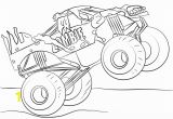 Monster Truck Coloring Pages Printable Zombie Monster Truck Coloring Page